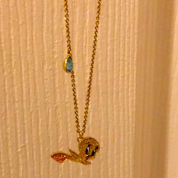 Swarovski Jewelry - Swarovski Tweety pendant and necklace